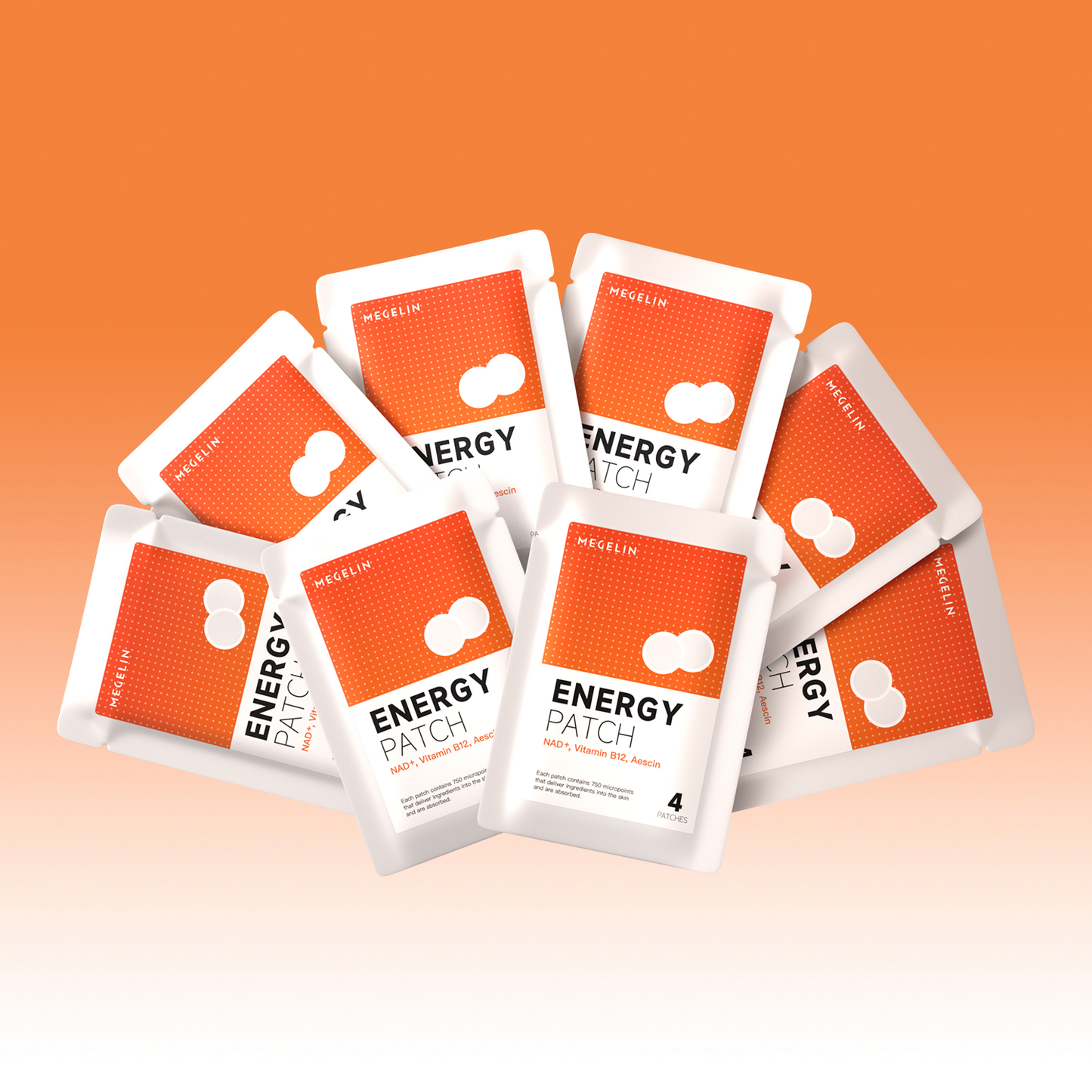 Megelin NAD+ Energy Micro-Infusion Patch